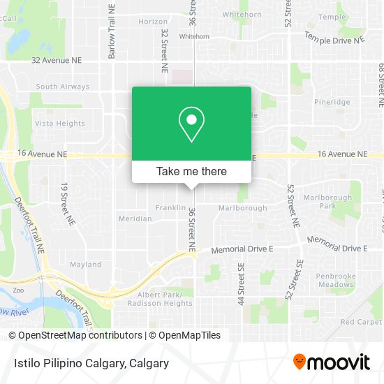 Istilo Pilipino Calgary map