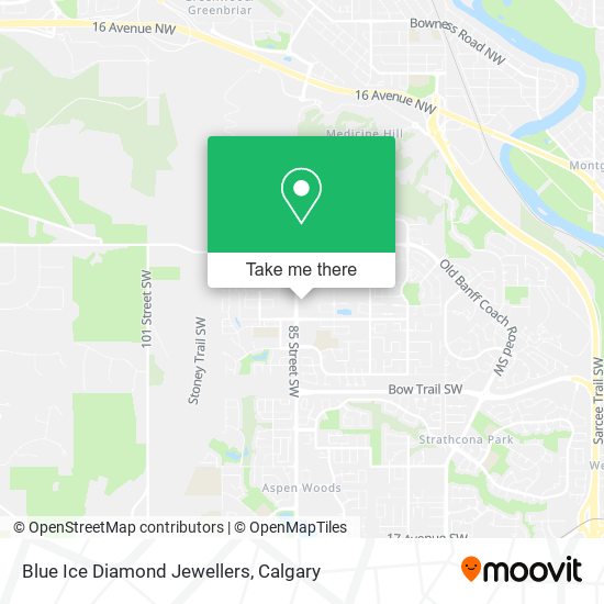 Blue Ice Diamond Jewellers map