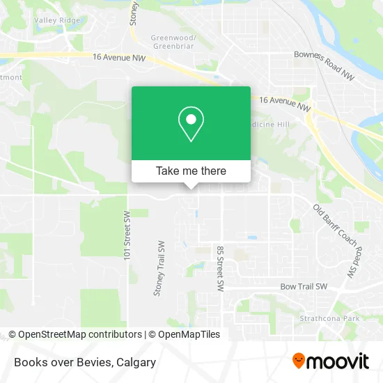 Books over Bevies map