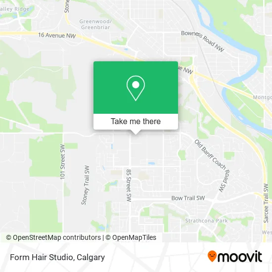 Form Hair Studio map