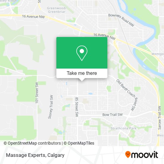 Massage Experts map