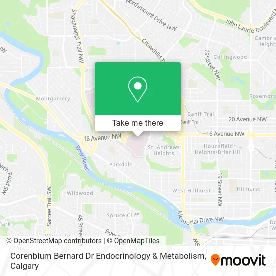 Corenblum Bernard Dr Endocrinology & Metabolism map