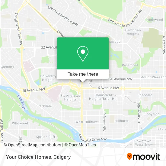Your Choice Homes map