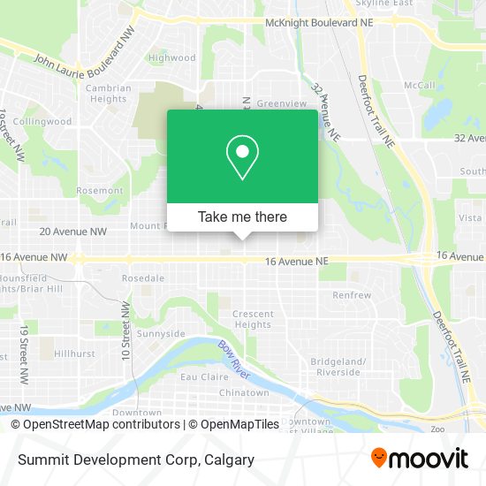 Summit Development Corp map