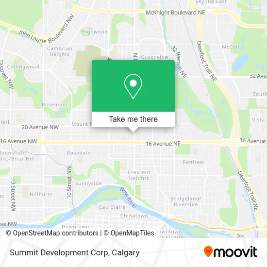Summit Development Corp map