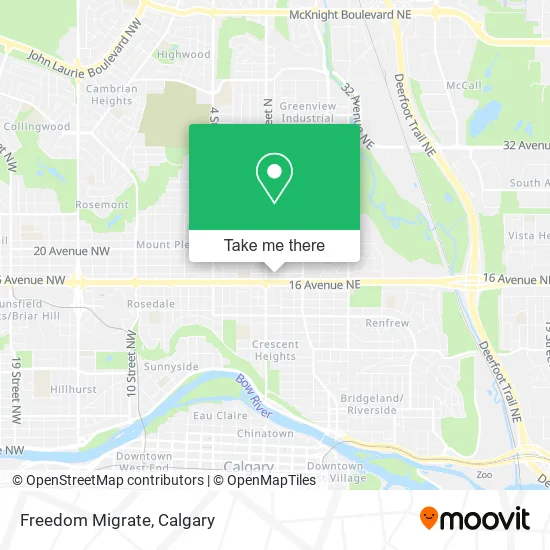 Freedom Migrate map