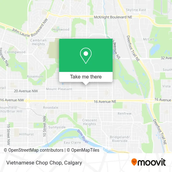 Vietnamese Chop Chop map