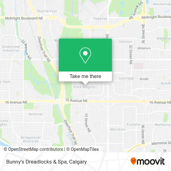 Bunny's Dreadlocks & Spa map