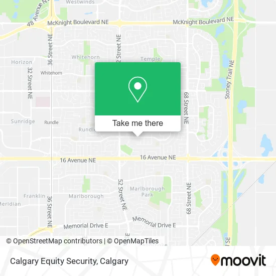 Calgary Equity Security map