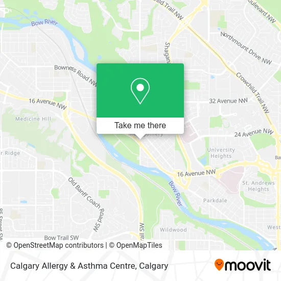 Calgary Allergy & Asthma Centre map