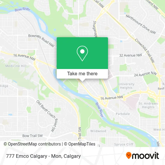 777 Emco Calgary - Mon map