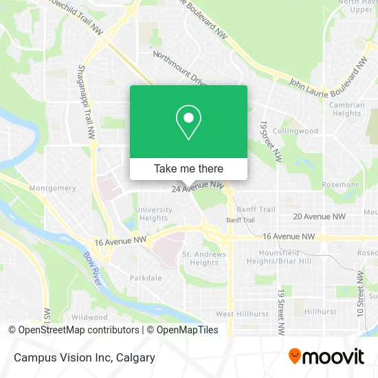 Campus Vision Inc map
