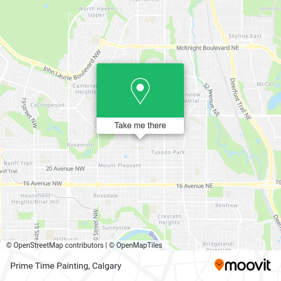 Prime Time Painting map