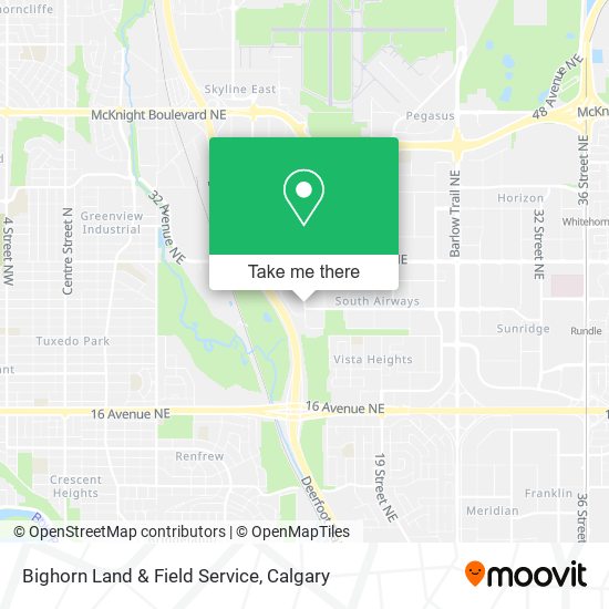 Bighorn Land & Field Service map