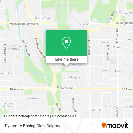 Dynamite Boxing Club map