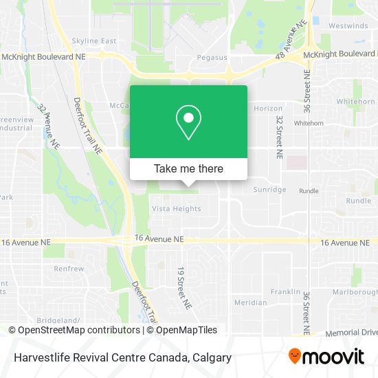 Harvestlife Revival Centre Canada map