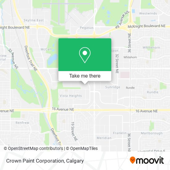 Crown Paint Corporation map