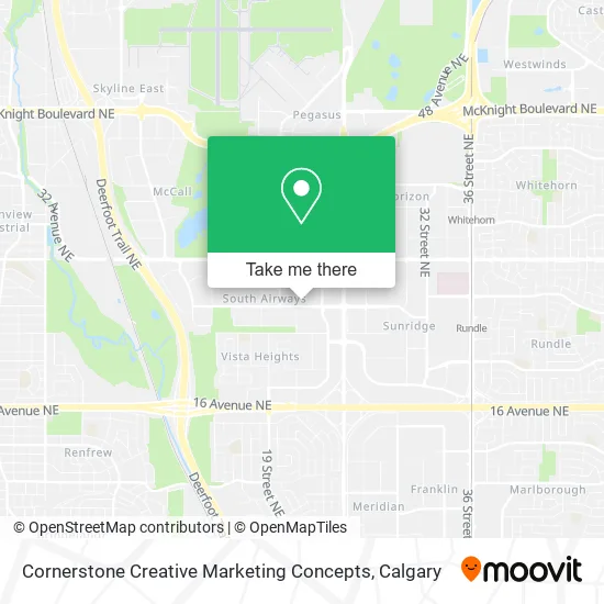 Cornerstone Creative Marketing Concepts map
