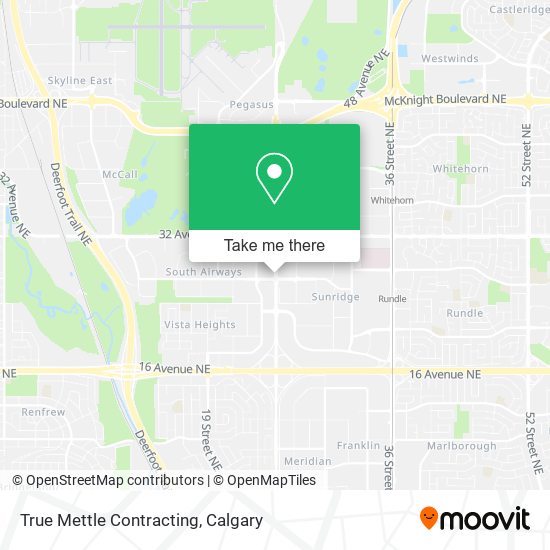 True Mettle Contracting map