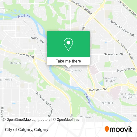 City of Calgary map