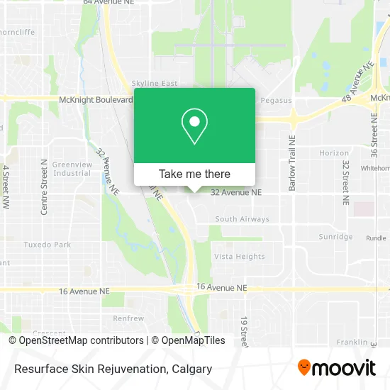 Resurface Skin Rejuvenation map