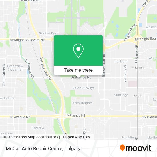 McCall Auto Repair Centre plan