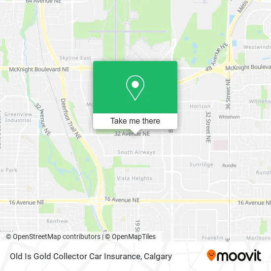 Old Is Gold Collector Car Insurance map