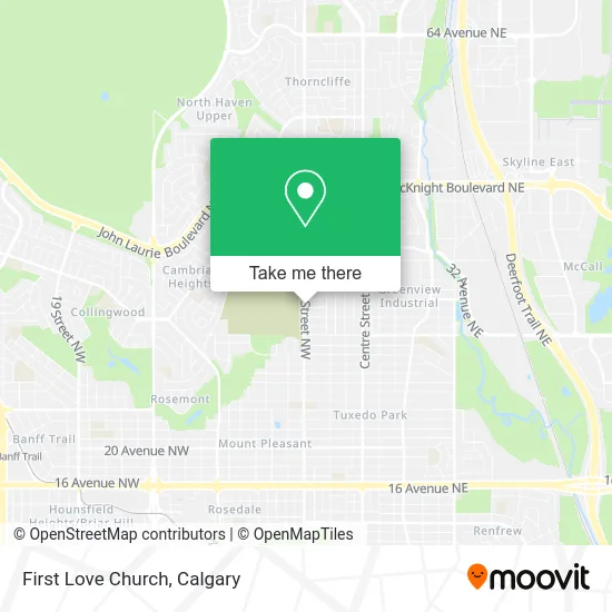 First Love Church map