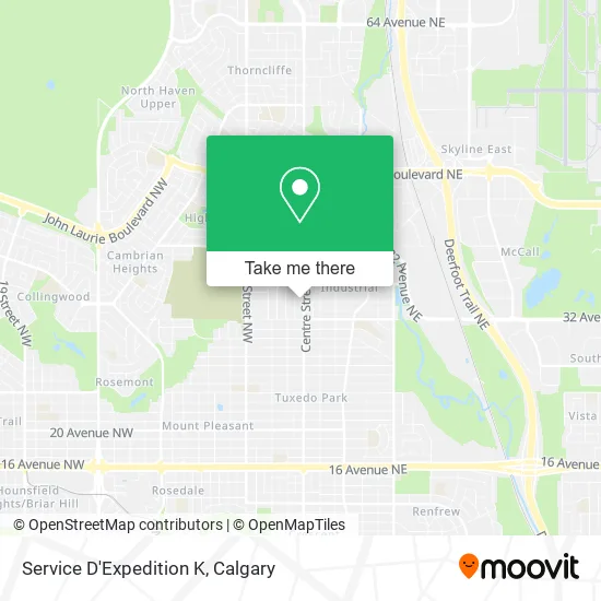 Service D'Expedition K map