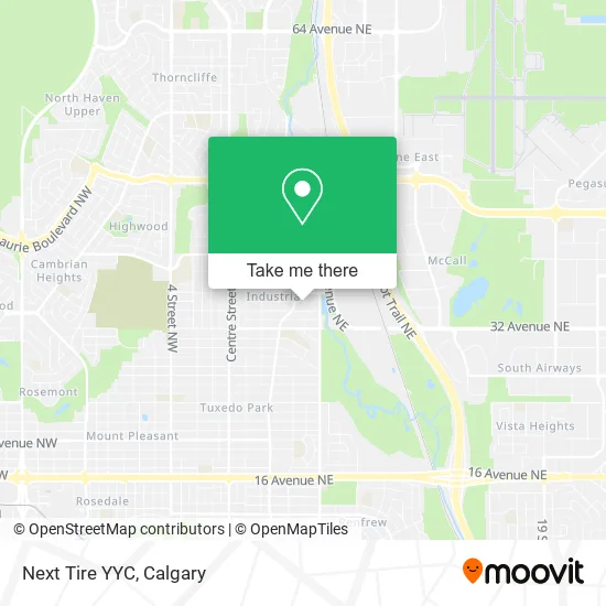 Next Tire YYC map