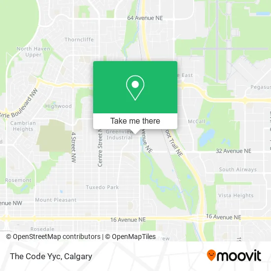 The Code Yyc map