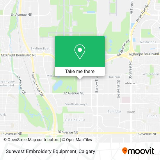 Sunwest Embroidery Equipment map