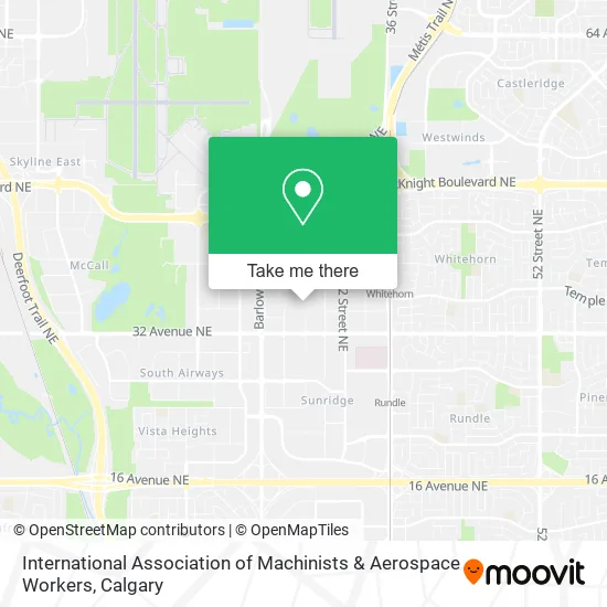 International Association of Machinists & Aerospace Workers map