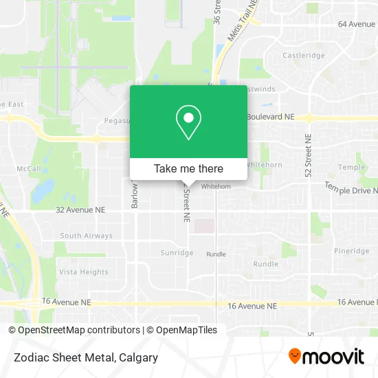 Zodiac Sheet Metal map