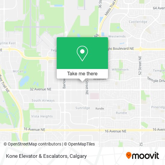 Kone Elevator & Escalators map