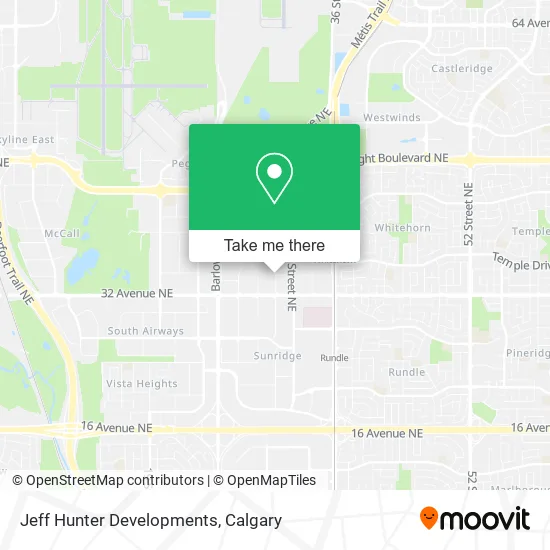 Jeff Hunter Developments map