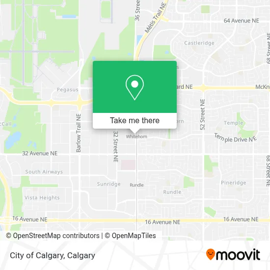 City of Calgary map