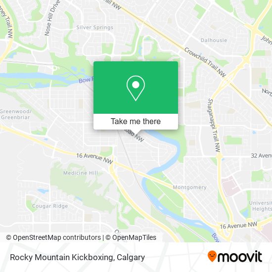 Rocky Mountain Kickboxing map