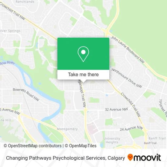 Changing Pathways Psychological Services map
