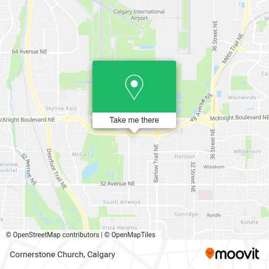 Cornerstone Church map