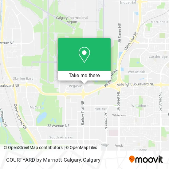 COURTYARD by Marriott-Calgary map