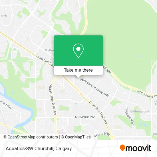 Aquatics-SW Churchill map