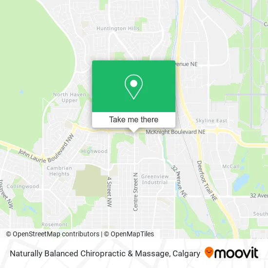 Naturally Balanced Chiropractic & Massage map