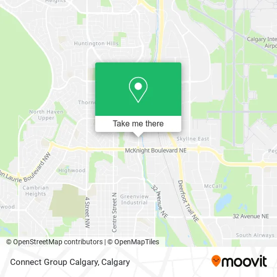 Connect Group Calgary map