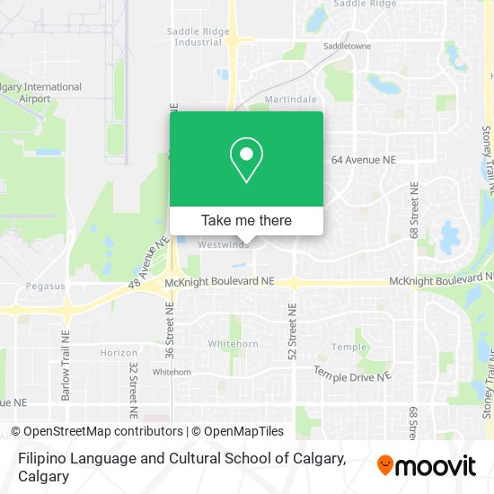 Filipino Language and Cultural School of Calgary map