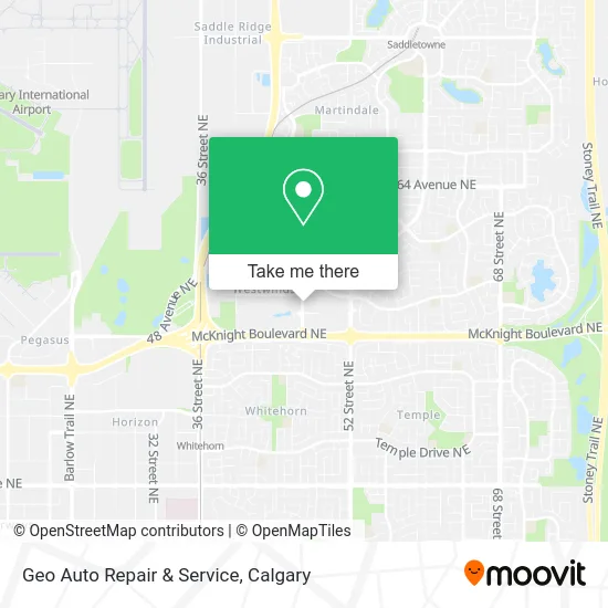 Geo Auto Repair & Service map