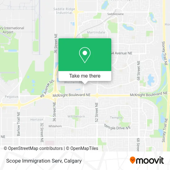 Scope Immigration Serv map