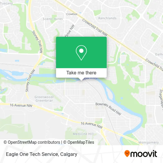 Eagle One Tech Service map
