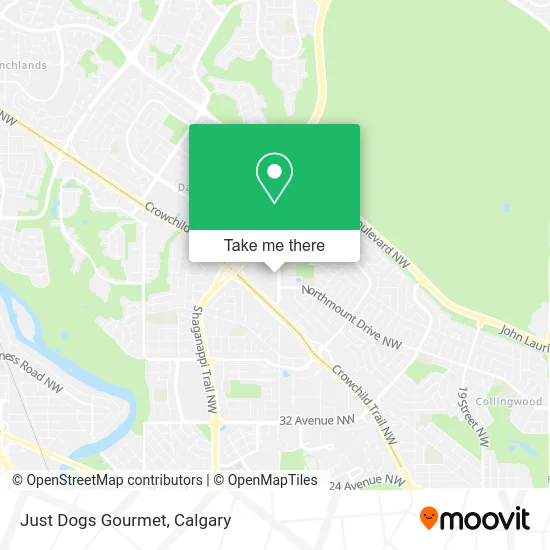 Just Dogs Gourmet map