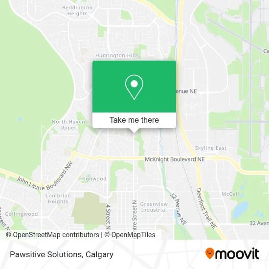 Pawsitive Solutions map